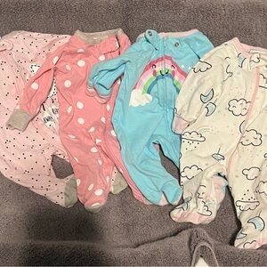 Bundle of Gerber preemie footies